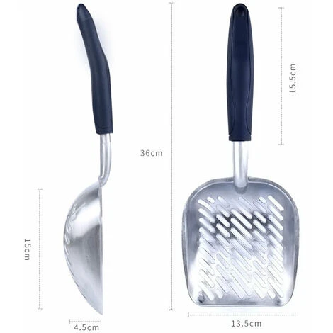 Pelle à Litière Pour Chat, Pelle à Litière En Métal Solide Pour Animaux De Compagnie Pelle à Tamiser Durable Pour Animaux De Compagnie (gris) 7 Pelle à Litière Pour Chat, Pelle à Litière En Métal Solide Pour Animaux De Compagnie Pelle à Tamiser Durable Pour Animaux De Compagnie (gris) – Image 5