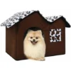 Panier Niche Pour Chien Chat: Maison Cabane Interieur Avec Coussin Chats - Lit Tissu Tipi Pour Petit Chiens & Lapin Intérieur - Doux Confortable Petite Abri Paniers Grotte Fermé Avec Coussins Repéré