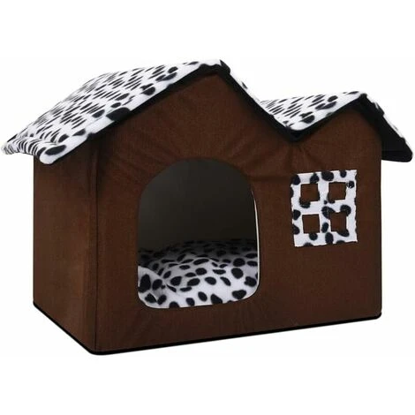 Panier Niche Pour Chien Chat: Maison Cabane Interieur Avec Coussin Chats - Lit Tissu Tipi Pour Petit Chiens & Lapin Intérieur - Doux Confortable Petite Abri Paniers Grotte Fermé Avec Coussins Repéré 4 Panier Niche Pour Chien Chat: Maison Cabane Interieur Avec Coussin Chats - Lit Tissu Tipi Pour Petit Chiens & Lapin Intérieur - Doux Confortable Petite Abri Paniers Grotte Fermé Avec Coussins Repéré – Image 2