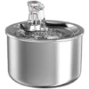 Fontaine à Eau Pour Chat, Acier Inoxydable, 2l, Ultra-silencieuse, Fontaine à Boire Pour Animaux De Compagnie Avec, Distributeur D'eau Alimenté Par USB Pour Chats Et Chiens--Thermostat Automatiqueinte -Pas Cher Toutou Mia Magasin 97245266 1