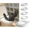Siège De Toilette Pour Chat Système D'entraînement Aux Toilettes Bac à Litière Bac à Litière Système D'entraînement Au Siège De Toilettes Pour Habituer Votre Chat Aux Toilettes 1 Siège De Toilette Pour Chat Système D'entraînement Aux Toilettes Bac à Litière Bac à Litière Système D'entraînement Au Siège De Toilettes Pour Habituer Votre Chat Aux Toilettes -Pas Cher Toutou Mia Magasin 97450457 1
