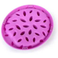 Gamelle Anti-glouton Gamelle Interactif Pour Chien Chat Gamelle Evite Manger Vite (Violet) -Pas Cher Toutou Mia Magasin 97503853 3