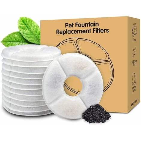Lot De 12 Filtres De Rechange Pour Fontaine Pour Chat Filtres Pour Fontaines à Eau Pour Animaux De Compagnie Filtres à Charbon Actif 3 Lot De 12 Filtres De Rechange Pour Fontaine Pour Chat Filtres Pour Fontaines à Eau Pour Animaux De Compagnie Filtres à Charbon Actif