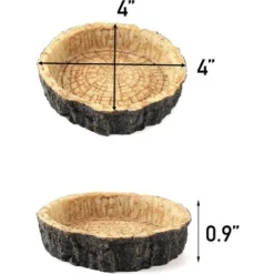Lot De 2 Bols De Nourriture Pour Reptiles - Bols D'Eau Et De Nourriture Pour Reptiles, Bol De Nourriture De Nouveauté Pour Lézards, Jeunes Dragons Barbus, Petits Serpents Et Plus - Fabriqué À Partir D 9 Lot De 2 Bols De Nourriture Pour Reptiles - Bols D'Eau Et De Nourriture Pour Reptiles, Bol De Nourriture De Nouveauté Pour Lézards, Jeunes Dragons Barbus, Petits Serpents Et Plus - Fabriqué À Partir D -Pas Cher Toutou Mia Magasin 97536115 3