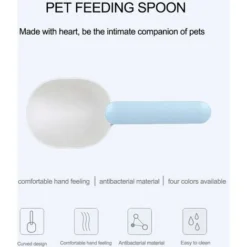 Longue Poignée Avec Pince Pour Nourriture Pour Chien-Cuillère À Nourriture Pour Chat-Cuillère À Mesurer Pour Nourriture Pour Chien-Cuillère À Mesurer Pour Animaux De Compagnie-1 Tasse À Mesurer -Pas Cher Toutou Mia Magasin 97537445 2