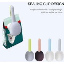 Longue Poignée Avec Pince Pour Nourriture Pour Chien-Cuillère À Nourriture Pour Chat-Cuillère À Mesurer Pour Nourriture Pour Chien-Cuillère À Mesurer Pour Animaux De Compagnie-1 Tasse À Mesurer -Pas Cher Toutou Mia Magasin 97537445 4