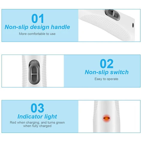 Kit Coupe-Ongles Électrique Multifonction 3 En 1 Pour Chien, Coupe-Ongles Portable Rechargeable À Faible Bruit Pour Animaux De Compagnie, Pattes Indolores, Toilettage, Lissage Pour Petits, Moyens, Gra 5 Kit Coupe-Ongles Électrique Multifonction 3 En 1 Pour Chien, Coupe-Ongles Portable Rechargeable À Faible Bruit Pour Animaux De Compagnie, Pattes Indolores, Toilettage, Lissage Pour Petits, Moyens, Gra – Image 3