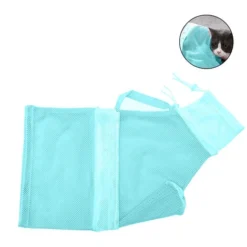 Sac De Bain Pour Chat, Sac De Douche De Nettoyage Pour Chiot Et Chien - Réglable Anti-Morsure Et Anti-Rayures En Polyester Doux Sac De Toilettage Pour Chat Pour Le Bain, La Coupe Des Ongles, L'Injecti