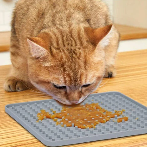 Tapis À Lécher Pour Chien, Lot De 2 Coussins À Lécher, Mangeoires Lentes Pour Animaux De Compagnie, Tapis Apaisant Pour Soulager L'Anxiété, Tapis De Friandises Pour Chiot En Silicone De Qualité Alimen 5 Tapis À Lécher Pour Chien, Lot De 2 Coussins À Lécher, Mangeoires Lentes Pour Animaux De Compagnie, Tapis Apaisant Pour Soulager L'Anxiété, Tapis De Friandises Pour Chiot En Silicone De Qualité Alimen – Image 3