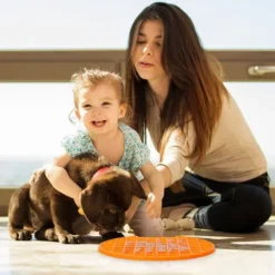 Tapis À Lécher Pour Chiens Grande Taille 2 Pièces, Dispositif De Distraction Pour Le Lavage Des Chiens, Coussin À Lécher Au Beurre De Cacahuète Avec Forte Aspiration Pour Le Bain, Le Toilettage Et L'E -Pas Cher Toutou Mia Magasin 97550418 3