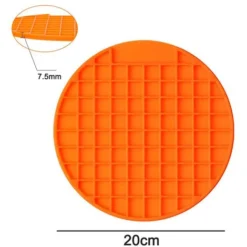Tapis À Lécher Pour Chiens Grande Taille 2 Pièces, Dispositif De Distraction Pour Le Lavage Des Chiens, Coussin À Lécher Au Beurre De Cacahuète Avec Forte Aspiration Pour Le Bain, Le Toilettage Et L'E -Pas Cher Toutou Mia Magasin 97550418 5