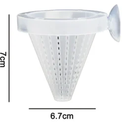 4 Pièces Aquarium Vivant Rouge Ver Cône Mangeoire En Plastique Congelé Saumure Crevettes Poisson Alimentation Tasse Pour Aquarium Avec Ventouses -Pas Cher Toutou Mia Magasin 97551546 5
