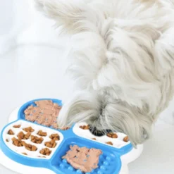 Mangeoires Lentes Pour Chien Pour Réduire L'Ennui Et L'Anxiété  Parfait Pour La Nourriture, Les Friandises, Le Yaourt Ou Le Beurre De Cacahuète. Alternative Amusante À Une Gamelle Pour Chien À Aliment -Pas Cher Toutou Mia Magasin 97555157 4