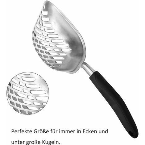 Pelle à Litière Pour Chat, Pelle à Litière Hepooya Pour Chien Et Chat, Prise En Caoutchouc Confortable Pour Bac à Litière Pour Chat 7 Pelle à Litière Pour Chat, Pelle à Litière Hepooya Pour Chien Et Chat, Prise En Caoutchouc Confortable Pour Bac à Litière Pour Chat – Image 5
