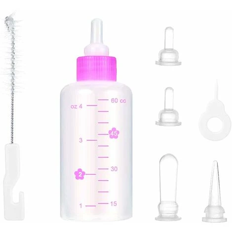 Kit De Biberon Pour Animal Domestique, Biberon Pour Chaton Peut Presser Le Liquide, Kit De Biberon Pour Chiot Et Mini Tétines De Rechange Pour Chaton, Chiot, Petit Animal De Compagnie. 3 Kit De Biberon Pour Animal Domestique, Biberon Pour Chaton Peut Presser Le Liquide, Kit De Biberon Pour Chiot Et Mini Tétines De Rechange Pour Chaton, Chiot, Petit Animal De Compagnie.
