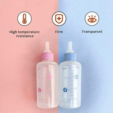 Kit De Biberon Pour Animal Domestique, Biberon Pour Chaton Peut Presser Le Liquide, Kit De Biberon Pour Chiot Et Mini Tétines De Rechange Pour Chaton, Chiot, Petit Animal De Compagnie. 5 Kit De Biberon Pour Animal Domestique, Biberon Pour Chaton Peut Presser Le Liquide, Kit De Biberon Pour Chiot Et Mini Tétines De Rechange Pour Chaton, Chiot, Petit Animal De Compagnie. – Image 3