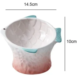 Bol Pour Chat Ustensiles En Céramique Protéger Les Vertèbres Cervicales Manger Pot Nourriture Pour Chat Bol Pour Chat Poisson Coloré 8 Bol Pour Chat Ustensiles En Céramique Protéger Les Vertèbres Cervicales Manger Pot Nourriture Pour Chat Bol Pour Chat Poisson Coloré -Pas Cher Toutou Mia Magasin 97739465 2