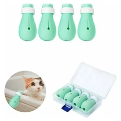 Bottes Anti-rayures Chaussures De Chat En Silicone Bottes Gants à Gratter Protecteur De Patte De Chat Toilettage Pour Animaux De Compagnie Chaussons à Gratter Pour Le Bain à La Maison Rasage