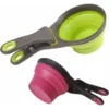 Lot De 2 Tasses à Mesurer En Silicone Pliables Pour Animaux De Compagnie Clip D'étanchéité 3 En 1 Multi-fonctions Scoop Bols Clip De Sac Pour Chien Chat Nourriture Eau Lot De 2 -Pas Cher Toutou Mia Magasin 97748278 1
