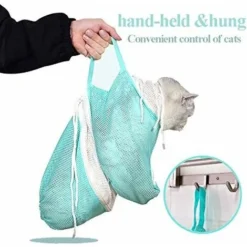Sac De Bain Pour Chat, Sac De Douche De Nettoyage Pour Chiots Et Chiens - Réglable Anti-morsures Et Anti-rayures En Polyester Doux Pour Le Bain, La Coupe Des Ongles, L'injection, La Prise De Médicamen -Pas Cher Toutou Mia Magasin 97748291 4