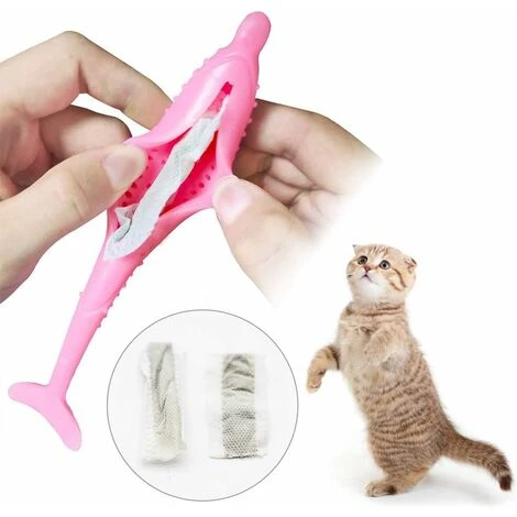 Brosse à Dents Pour Chat, Jouet De Nettoyage Des Dents En Forme De Poisson Chat, Jouet Pour Chat à L'herbe à Chat, Jouet à L'herbe à Chat, Brosse à Dents Pour Chat, Jouet Pour Chat Poisson, Brosse à D 6 Brosse à Dents Pour Chat, Jouet De Nettoyage Des Dents En Forme De Poisson Chat, Jouet Pour Chat à L'herbe à Chat, Jouet à L'herbe à Chat, Brosse à Dents Pour Chat, Jouet Pour Chat Poisson, Brosse à D – Image 4